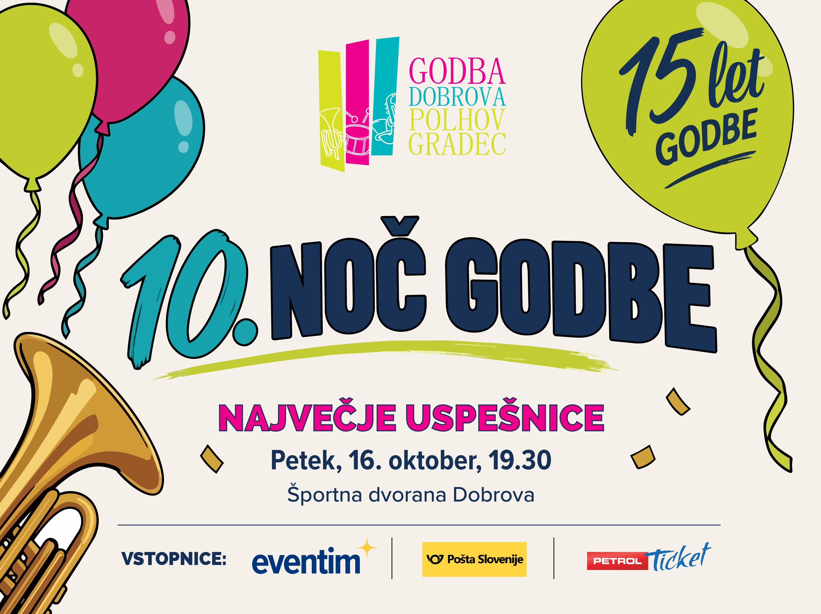 Noč Godbe 2026 
